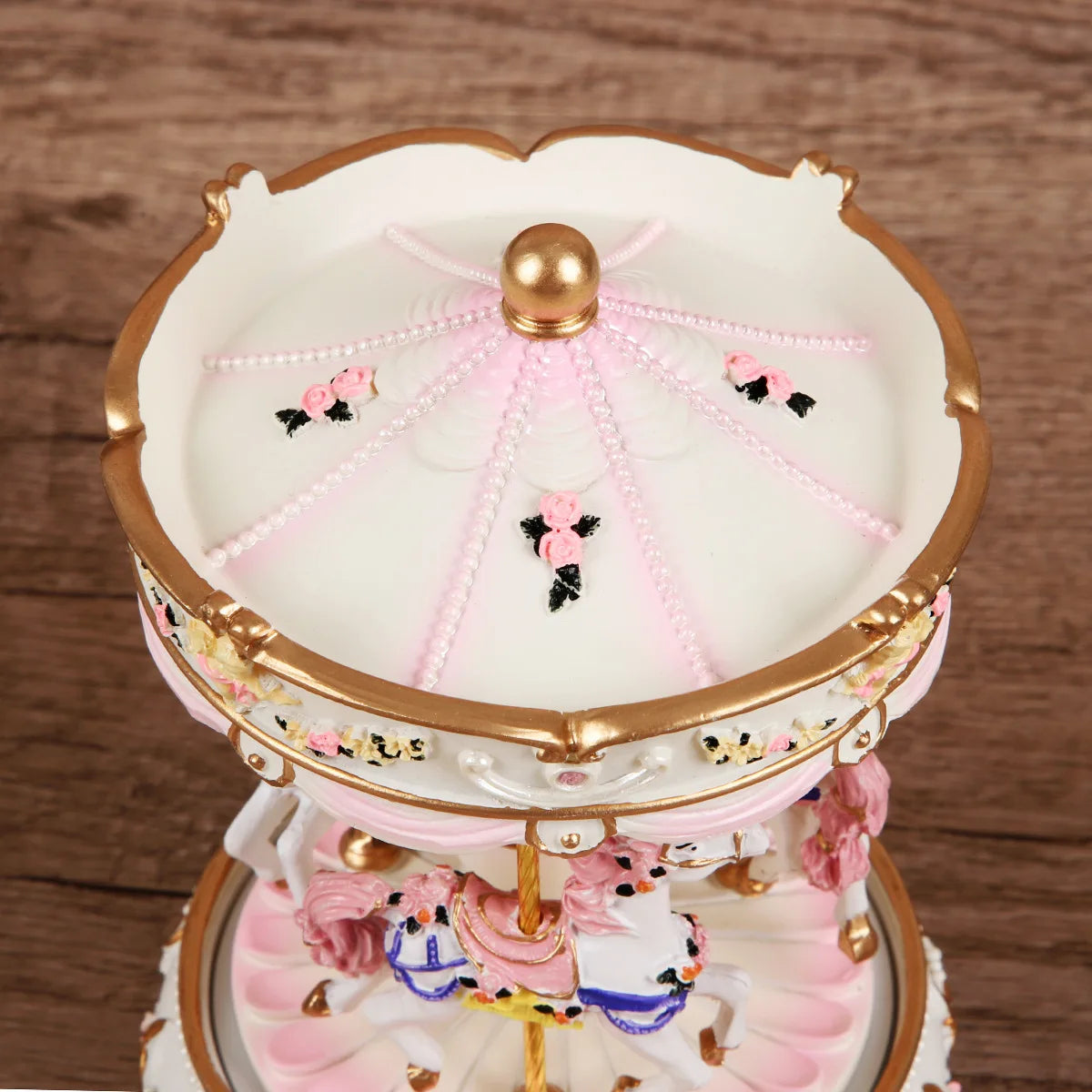 Luminous Carousel Music Box Music Box for Little Girl Princess Classmate Girl Heart Girl Birthday Gift Music Box Oasis Select
