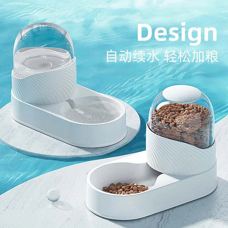 2000ML Pet Water Dispenser Cat Automatic Feeder Drinking Cat Water Dispenser Dog Cat Bowl Dog Bowl Combination Pet Supplies Oasis Select