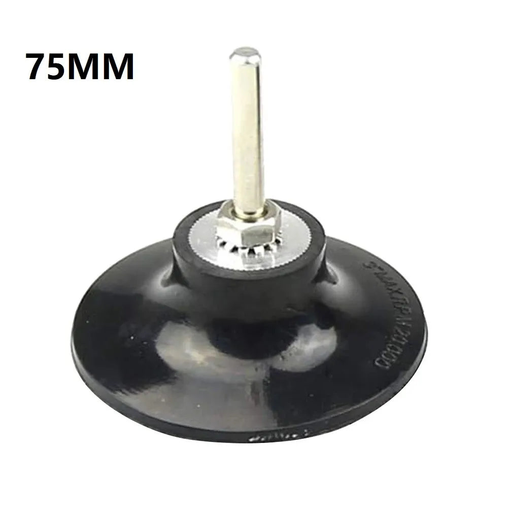 1Pc Sanding Discs Holder Roll Lock Disc Pad 25/50/75MM Back-up Pad With 1/4" Shank Fits For Most Grinders Oasis Select 75mm