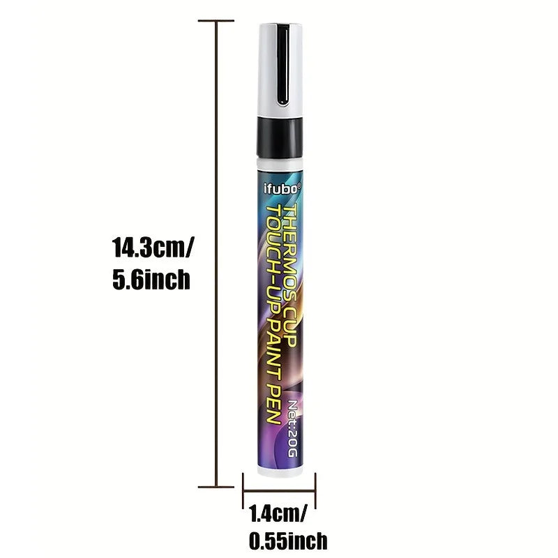 Multi-Purpose Stainless Steel Paint Pen: Repairs Bathtubs, Towel Racks & Auto Hub Scratches Oasis Select