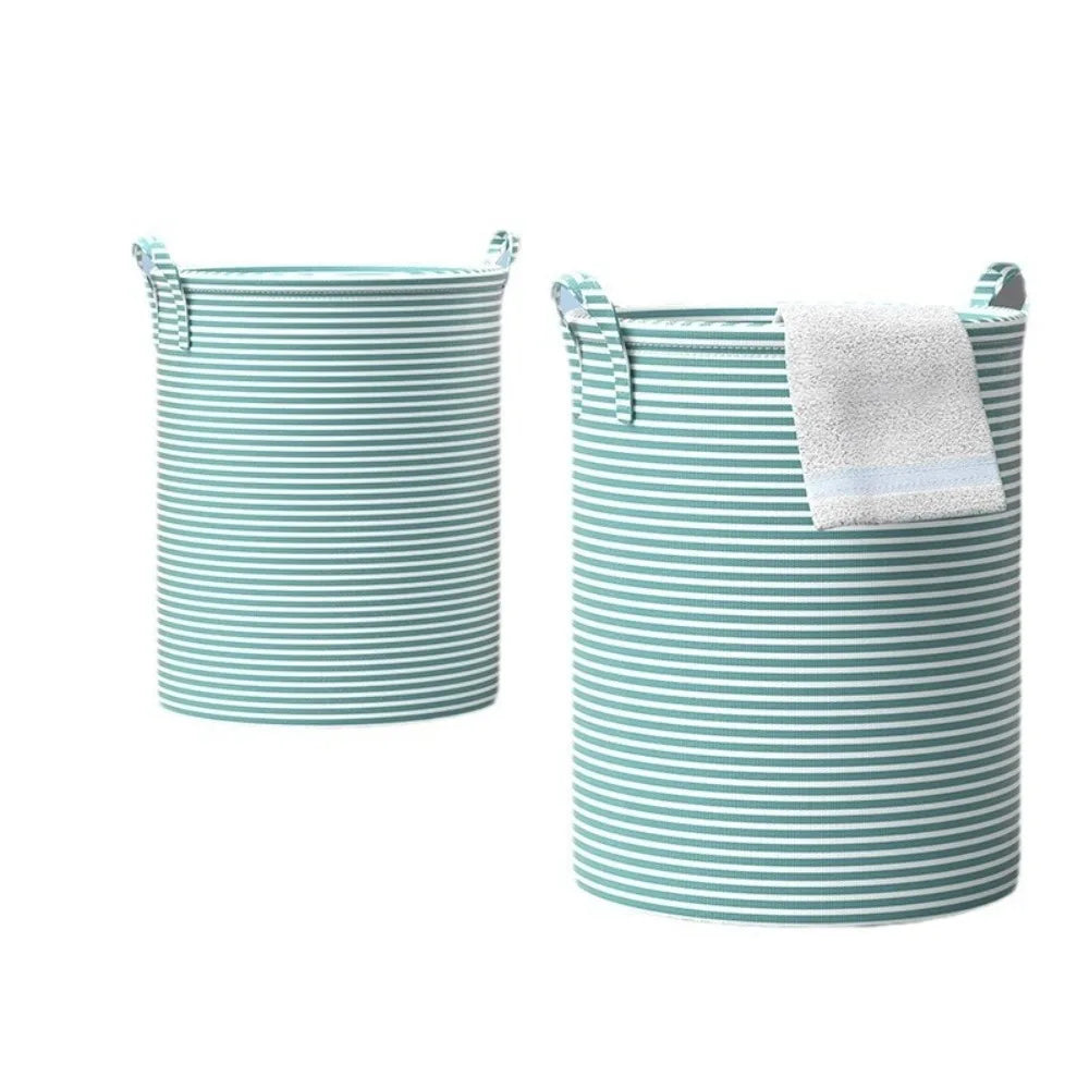 Foldable Cotton Linen Laundry Basket | Large Capacity Storage