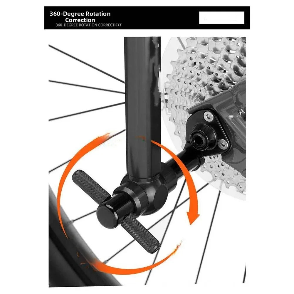 Bicycle Calibrator Aluminum Alloy Derailleur Hanger Calibration Wrench Bike Tail Hook Corrector Alignment Tool Oasis Select
