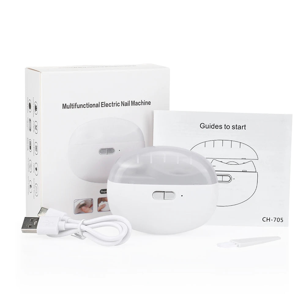 AFDEAL Electric Nail Clipper & Grinder with LED – Baby & Adult