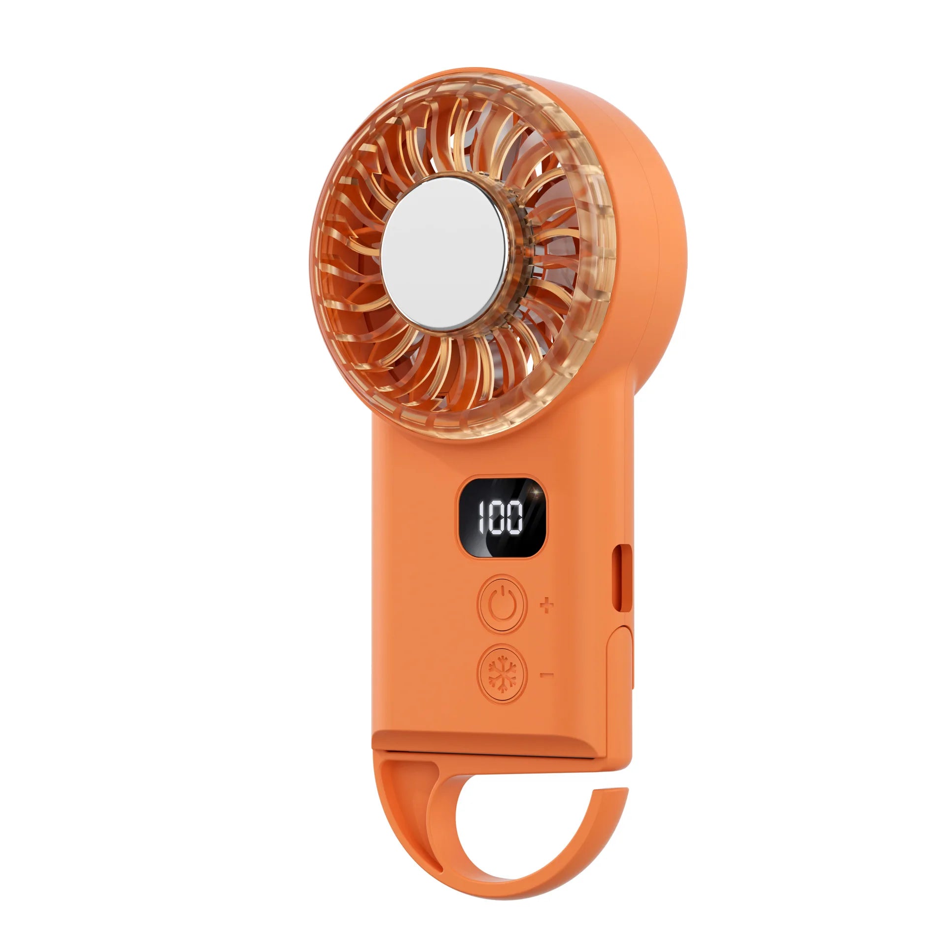 Portable USB Cooling Fan with Carabiner Clip – Outdoor & Desk