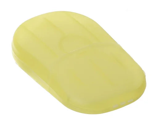 Portable Soap Paper Disposable Travel Camping Mini Cleaning Soaps for Washing Cleaning Hand for Outdoor Hiking Outdoor Supplies Oasis Select YELLOW