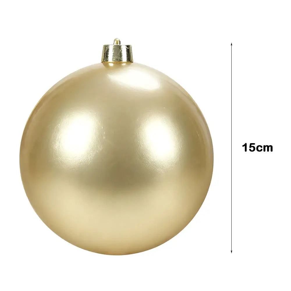 15cm Pearlescent Christmas Ball Ornament | Giant Xmas Decor