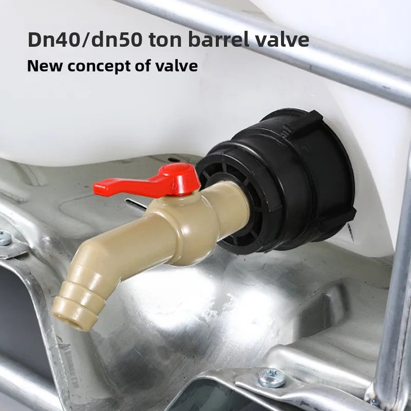 S60x6 Coarse Thread IBC Water Tank Adapter 1/2" 3/4" 1" Garden Hose Pipe Fittings Drain Connector Oasis Select