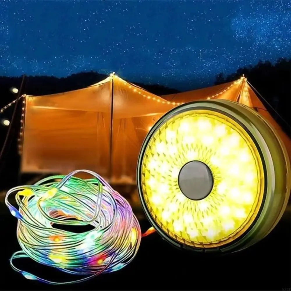 USB Rechargeable LED Camping String Lights – 8m Portable LED Camping String Lights Oasis Select