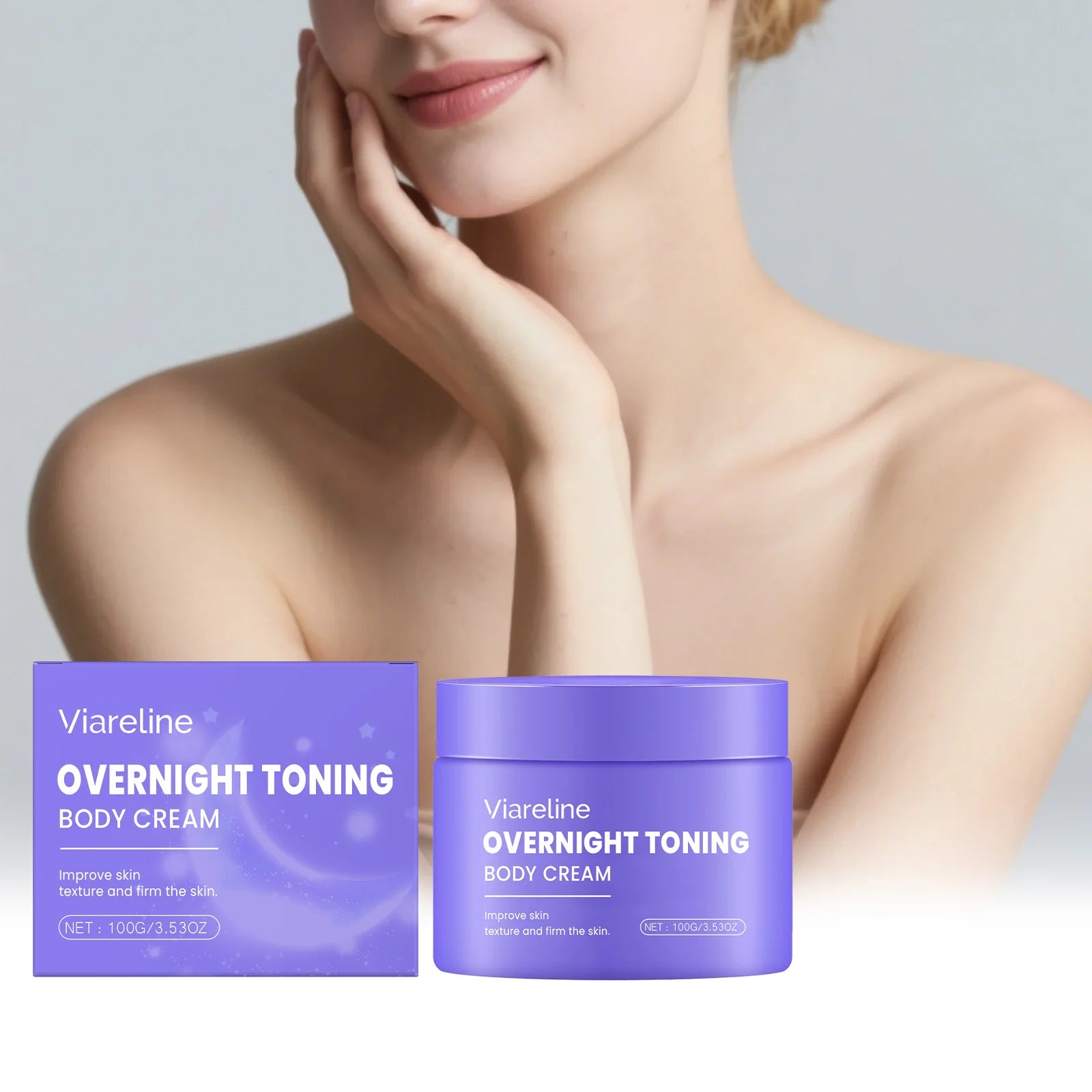 Viareline Body Shaping Cream – Firming & Toning Moisturizer Body Firming Cream Oasis Select