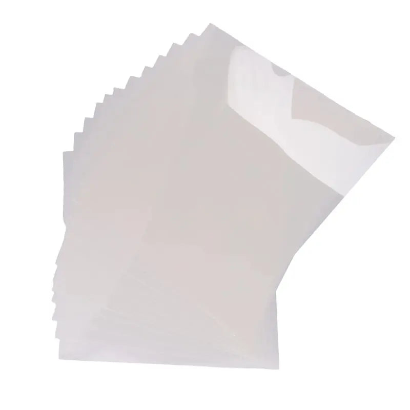 LIKE WISH 12 Sheets 10Mil Mylar Sheet 12 X 12 Inch Milky Translucent PET Blank Stencil Making Sheet Durable (10Mil) Oasis Select