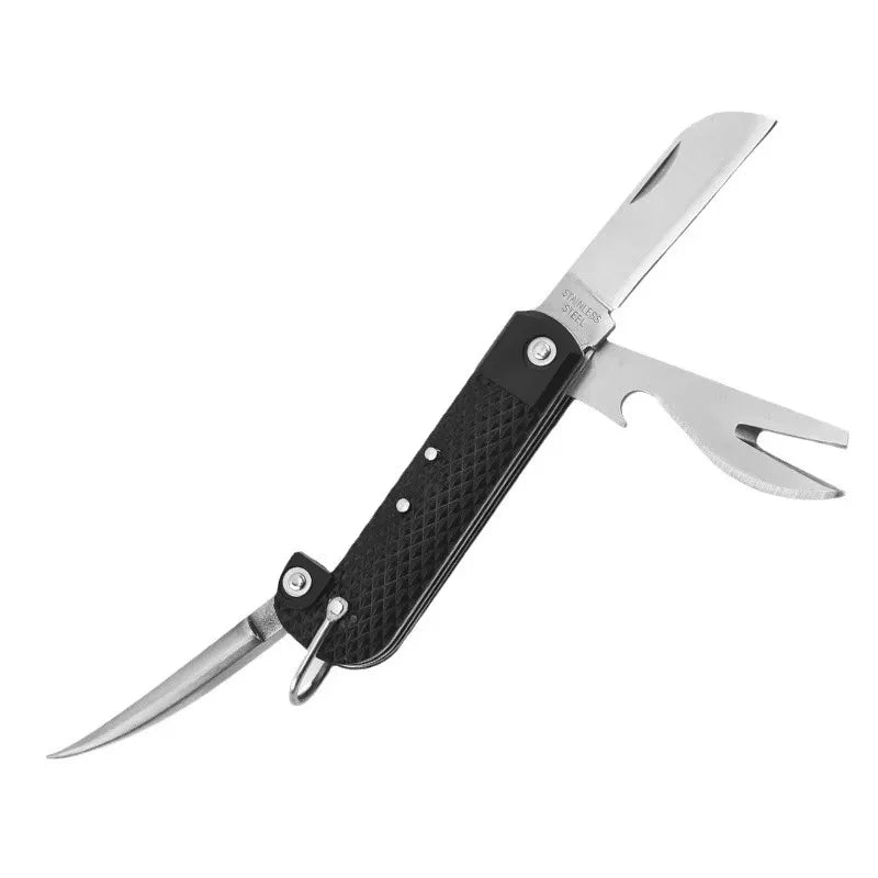 Multi-functional Foldable Sailor Knife Lifesaving Diving Rope Cutter Marine Seafarer Cutting Tool for Ship Maintenance Outdo Use Oasis Select