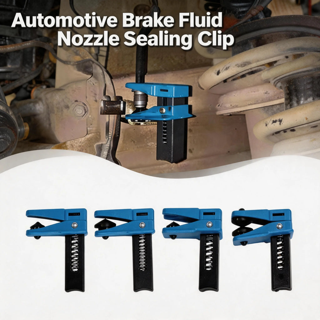 Brake Line Plug Automatic Fluid Stop Clamp Set 4 PCS Car Brake Line Clamp Car Brake Oil Line Plug Tool Universal for Most Cars Oasis Select