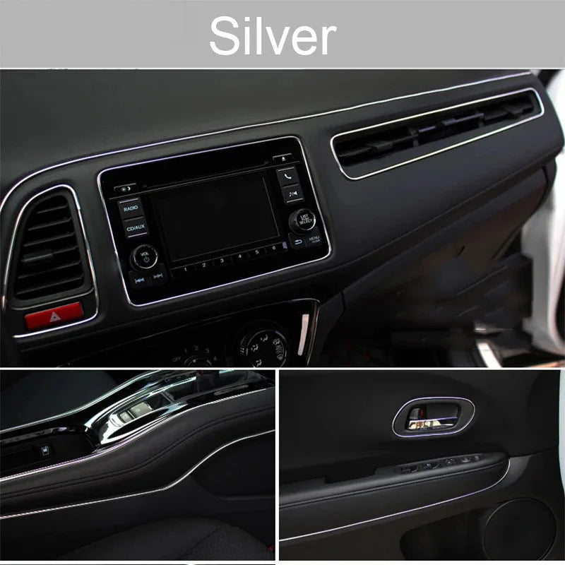 1/2pc Universal Car Moulding Decoration Flexible Strips Interior Auto Mouldings Car Cover Trim Dashboard Door Edgein Car-styling Oasis Select