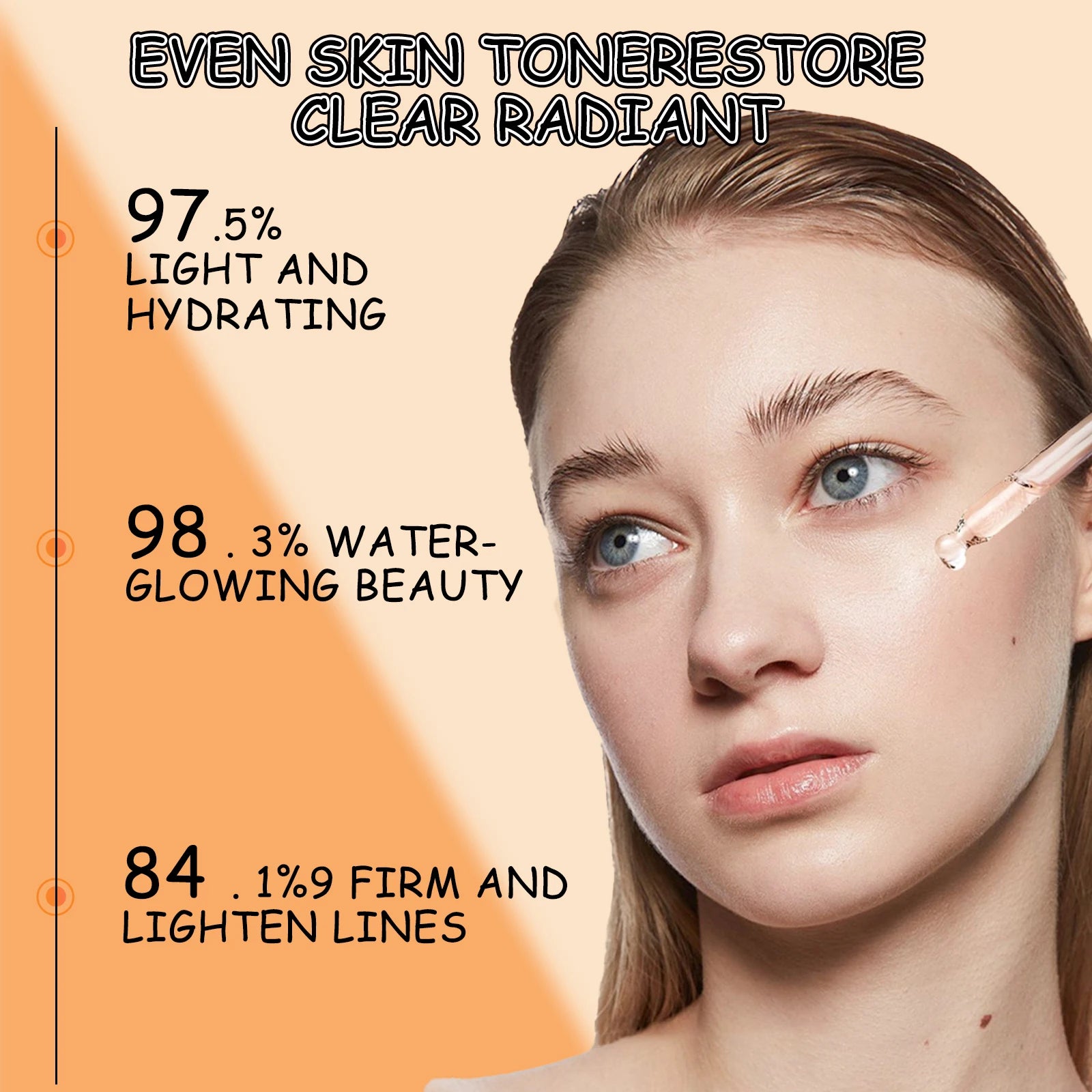 Niacinamide Serum Brightening Face Moisturizing Hydrating Glowing Skin Oil Control Dark Spots Melanin Correcting Facial Serum Oasis Select