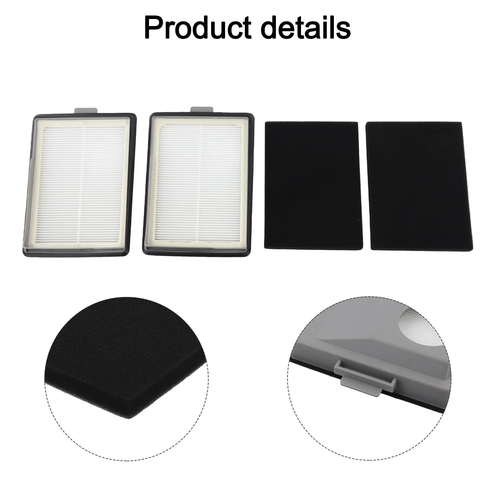 Carbon HEPA Filter for Miele Boost CX1 – Parts 11639250 & 11169285 Vacuum Filter Oasis Select