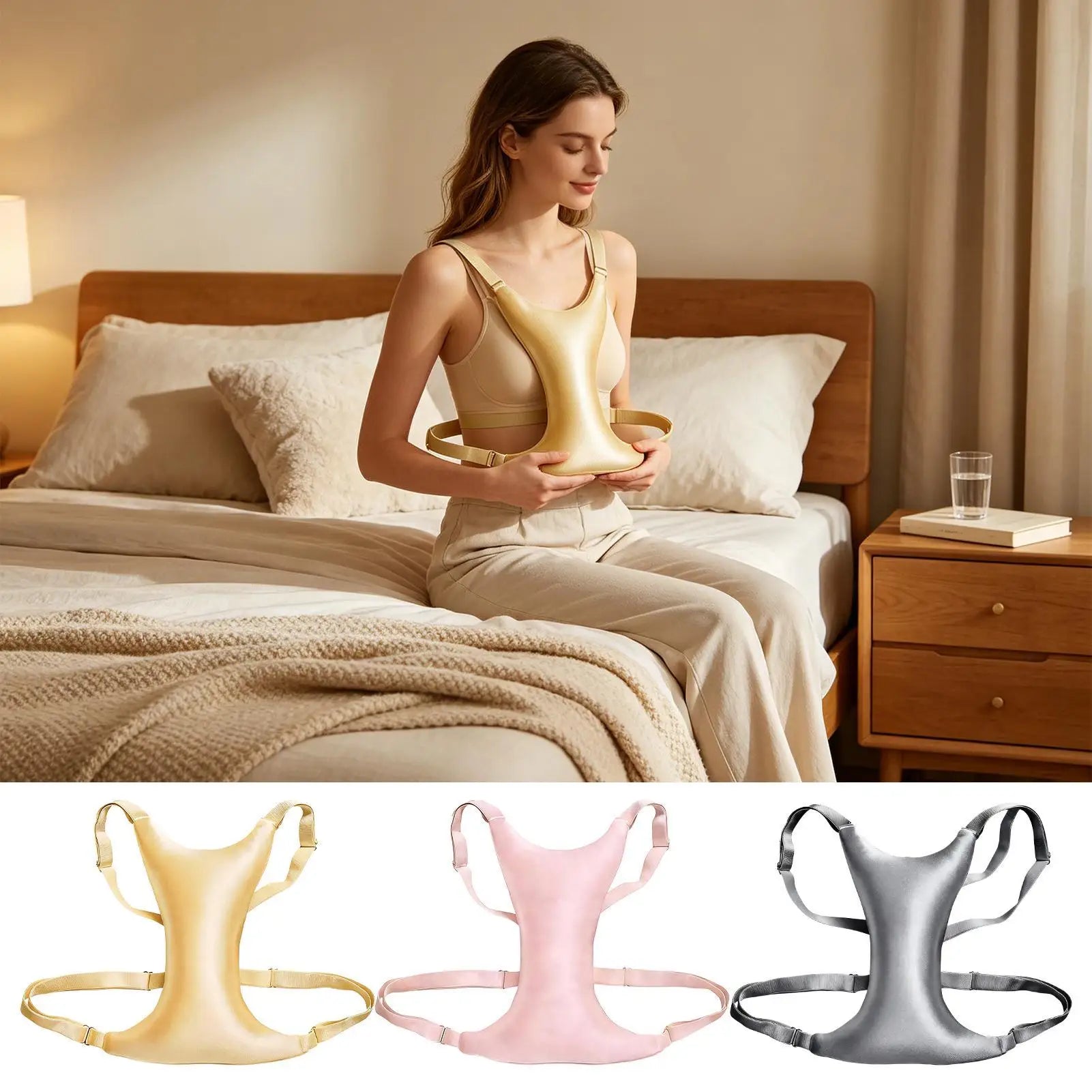 Breast Pillow Soft Breathable Recovery Cushion Chest Pillow Breast Support Sleep Sideways Breast Support Pad Breast Pillow Oasis Select