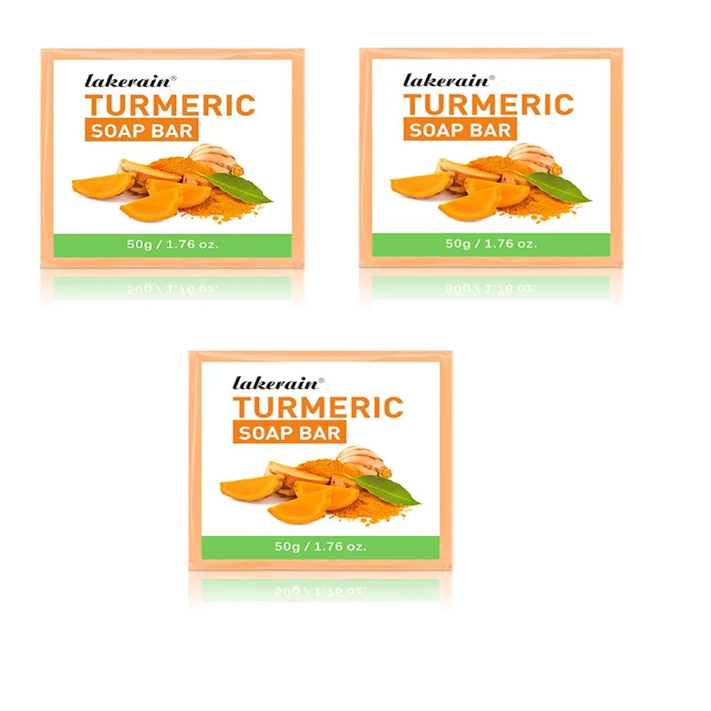 Handmade Turmeric Soap Bar – Face & Body Brightening Cleanser Brightening Soap Bar Oasis Select 3pcs