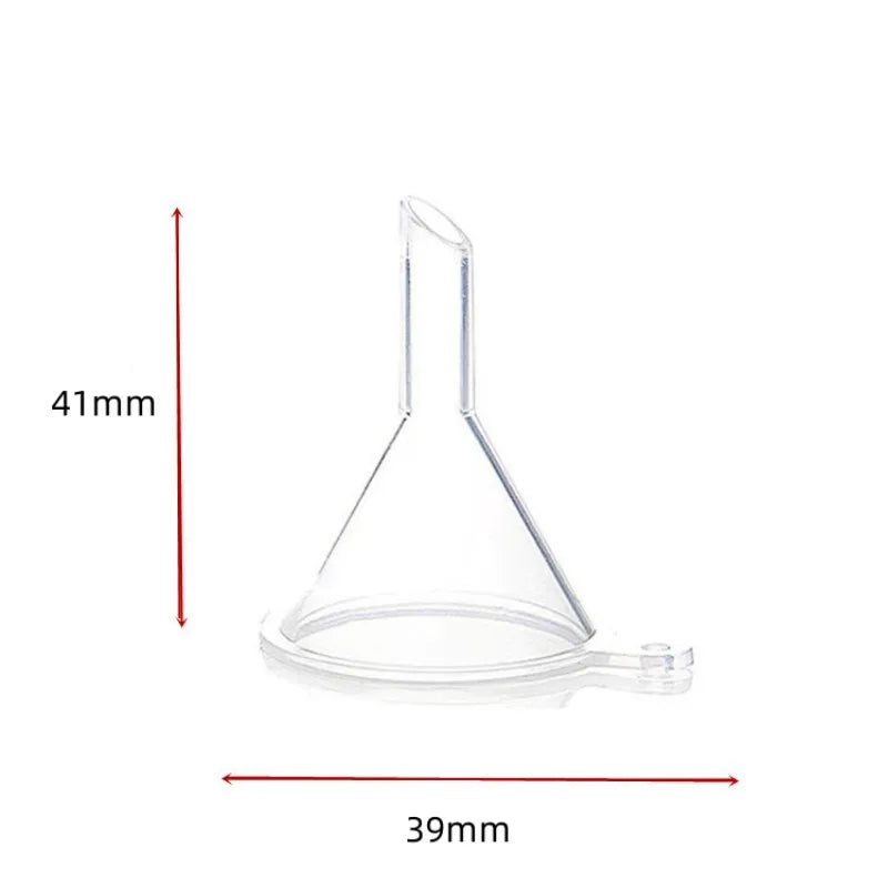 10Pcs Mini Funnel Filling Empty Bottle Packing Tool For Travel Plastic Mini Small Funnels For Perfume Liquid Essential Oasis Select