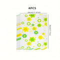 4pcs Non-Slip Refrigerator Mats with Thermal Insulation - Anti-Slip Shelf & Drawer Mats for Kitchen - Ideal Housewarming Gift Oasis Select 4 pcs