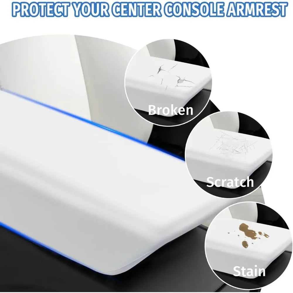 Waterproof Stain Resistant For Tesla Model Y Juniper Model 3 Highland Center Console Cover Non Slip Armrest Protector Interior Oasis Select