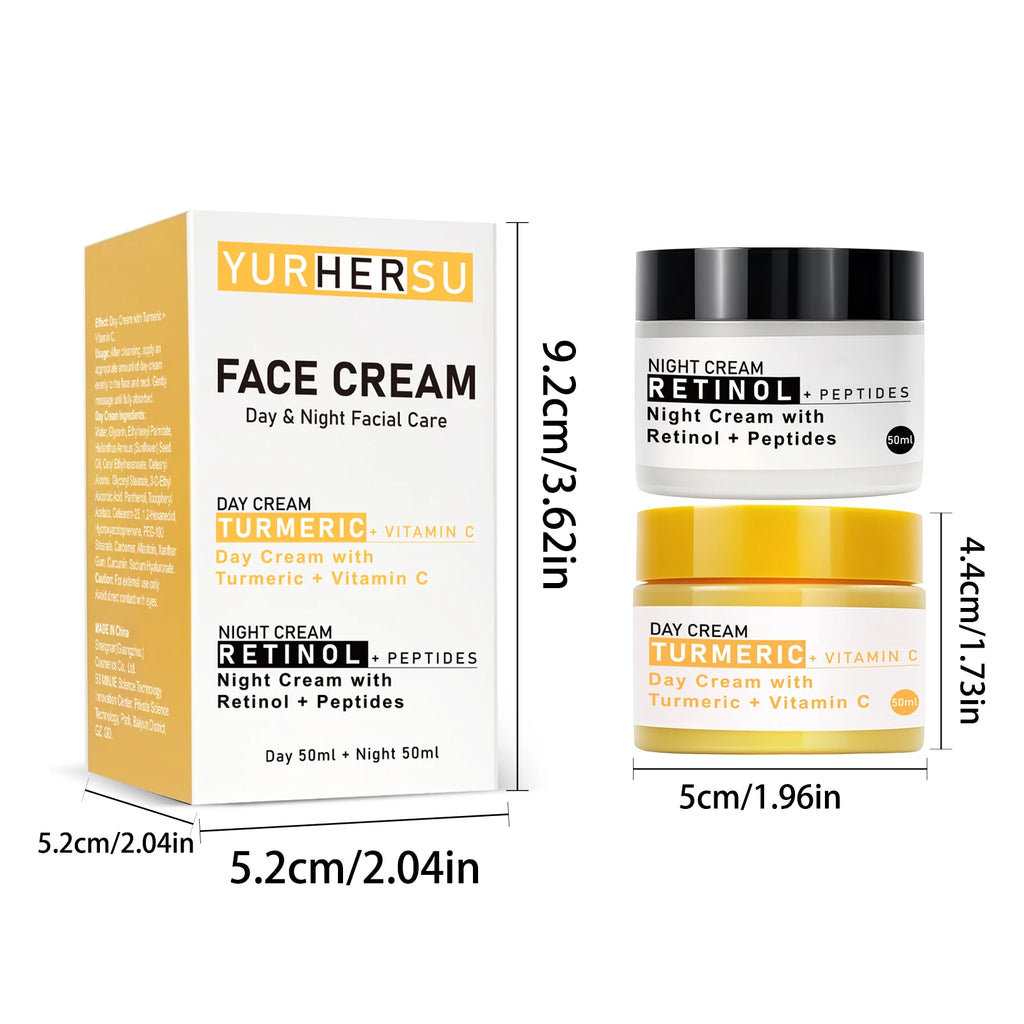 YURHERSU Day & Night Face Cream – Moisturizing 50ml Day & Night Face Cream Oasis Select