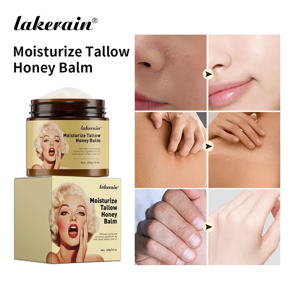 Beef Tallow Face Cream Lasting Moisturizing Soothing Facial Skin Firming Increase Facial Elasticity Nourishing Smooth Skin Care Oasis Select
