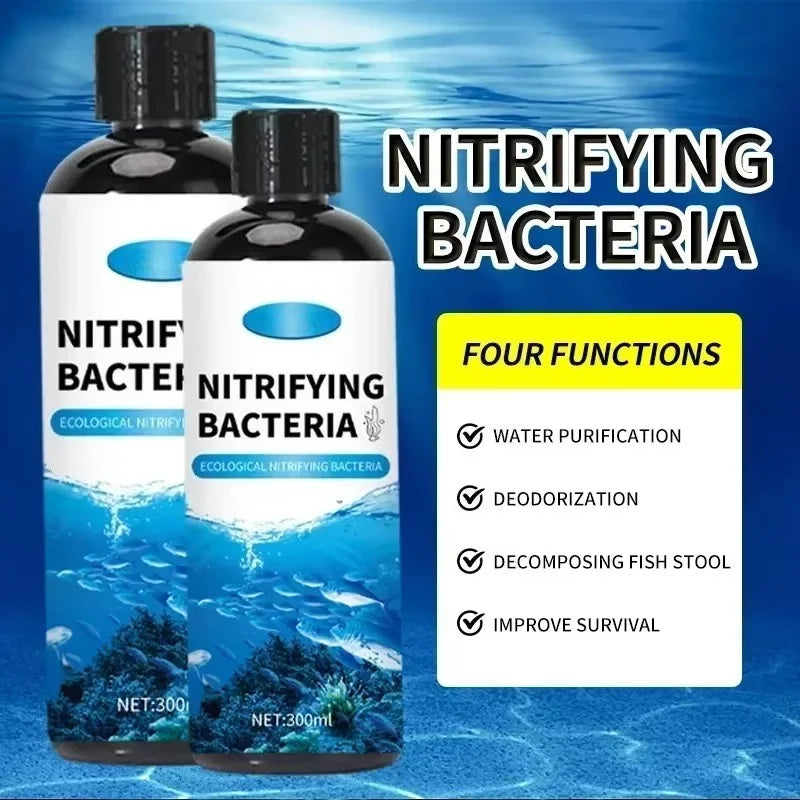 Fish Tank Methylene Blue Nitrifying Bacteria Kit Safe Water Cycle Starter Cure Ich Fungus Treatment For Betta Guppy Goldfish Oasis Select