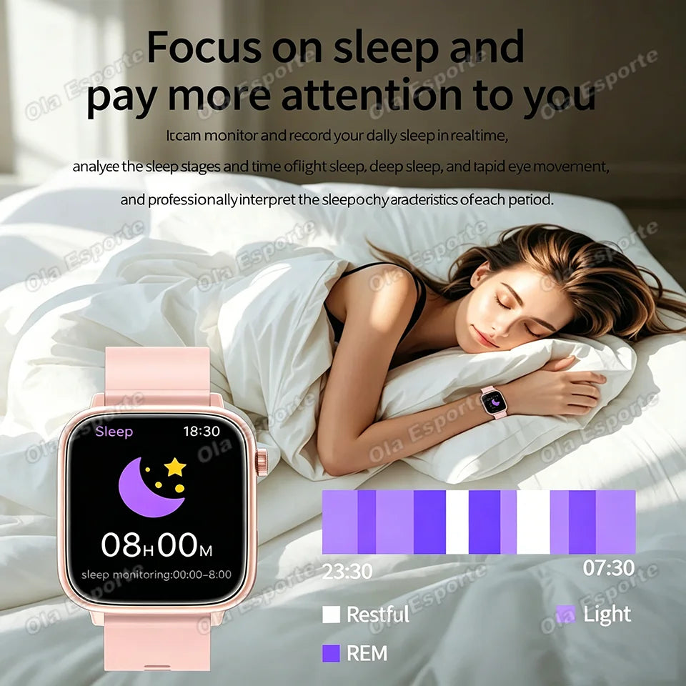 Ola Esporte 1.85" Smart Watch – Bluetooth Call & Fitness Tracker
