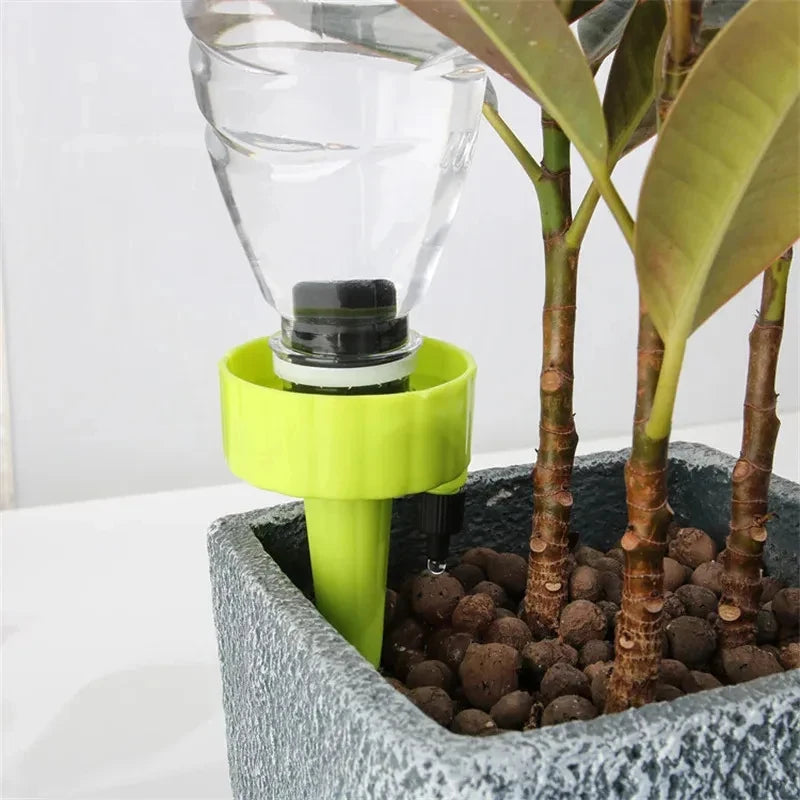 6/18/30pcs Automatic Flower Watering Device Adjustable Dripper Watering Device Self-Watering Gardening Potted Plant Irrigation Oasis Select