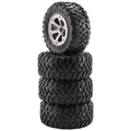 4Pcs 73mm Tire Tyre Wheel for C14 C24 B24 B36 MN D90 MN-90 MN99S FY003 FY004 RC Car Upgrade Parts Accessories Oasis Select AS SHOWN