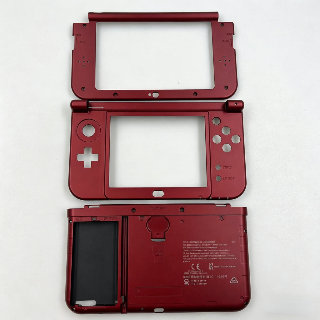 For NEW 3DS XL Replacement Complete Housing Case Set Middle Housing Shell Hinge Part Bottom Middle Shell Cover Plastic Frame Oasis Select