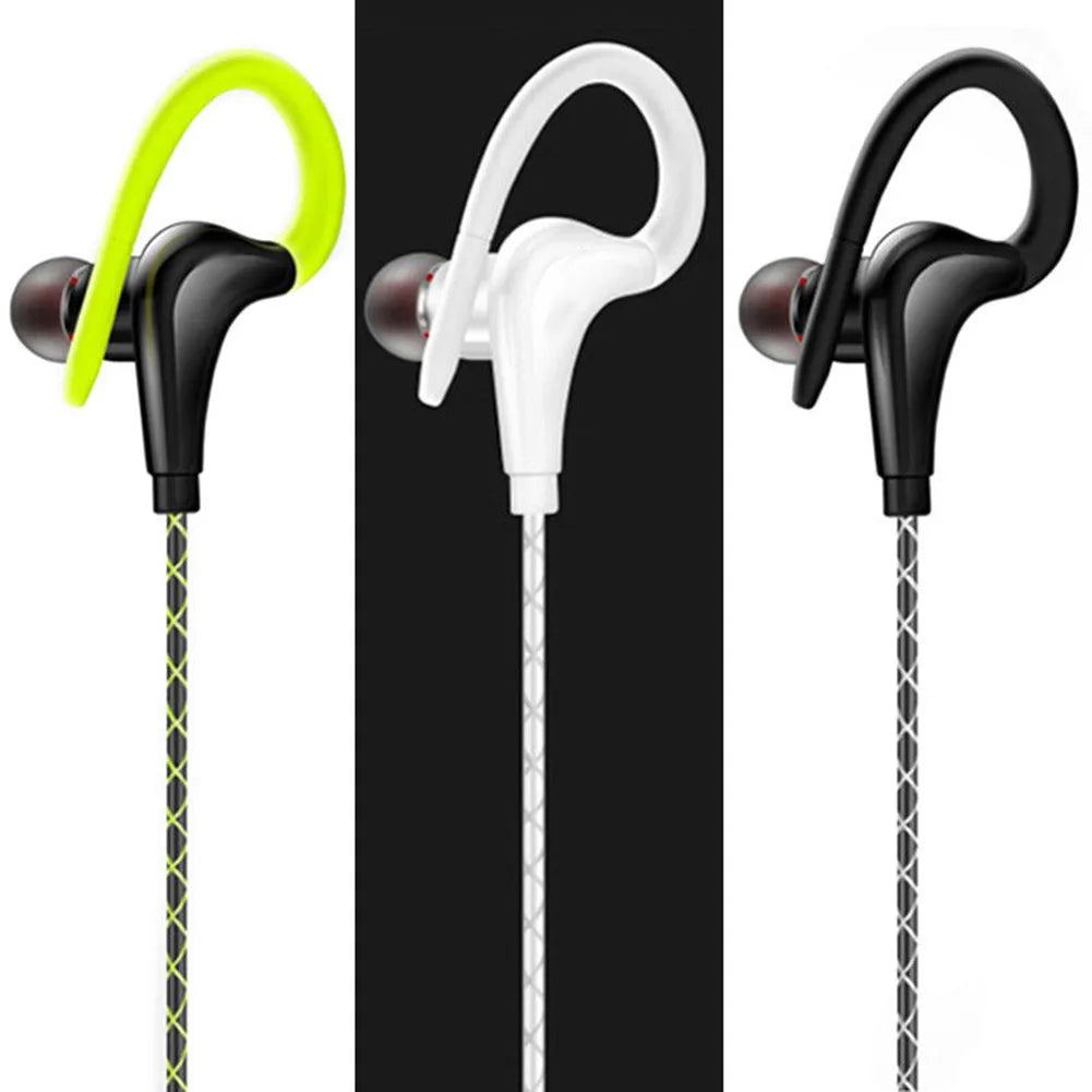 Fanmuran Wired Sport Earphones Waterproof Ear Hook Earbuds 3.5mm