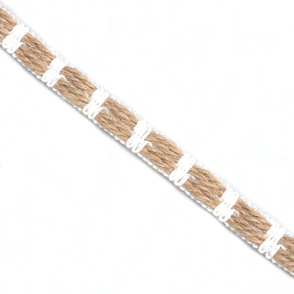 Natural Jute Lace Ribbon 2 Yards – Rustic Wedding & Gift Wrap