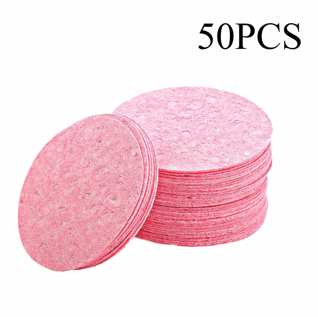 50-1000PCS Compressed Facial Sponge Strong Absorbent Cleansing Pads Latex Free Exfoliating Makeup Sponge Skin Care Sponge