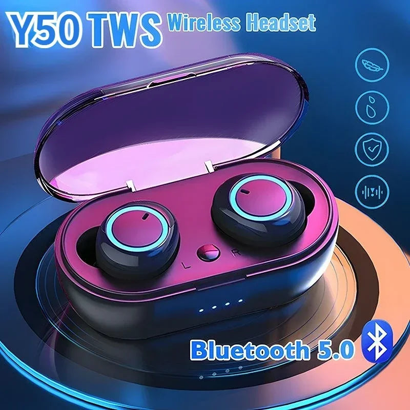 New TWS Bluetooth Earphones Wireless Headset Deep Bass Earbuds True Wireless Stereo Headphones Sport Earphones Oasis Select