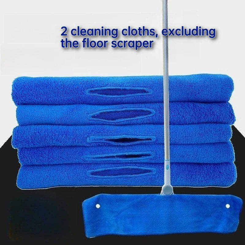 Ultra Fine Fiber Floor Cleaning Cloth with Snap Button Magic Mop Replacement Cover, Quick Drying, Absorbent and Durable Oasis Select