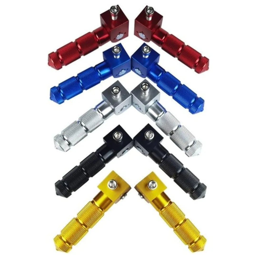 Modified motorcycle, scooter, electric bike accessories, aluminum alloy CNC middle folding pedal, front and rear pedals Oasis Select