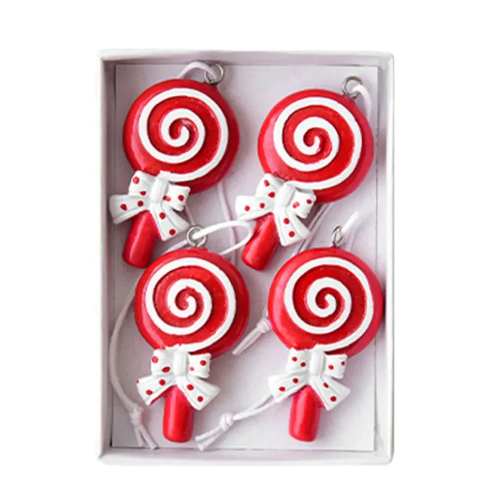 Gifting Ornaments Christmas Pendants Easy To Hang Decorations Festive Atmosphere Enhancer Festive Party Decoration Set Candy Set Oasis Select Lollipop China Mainland