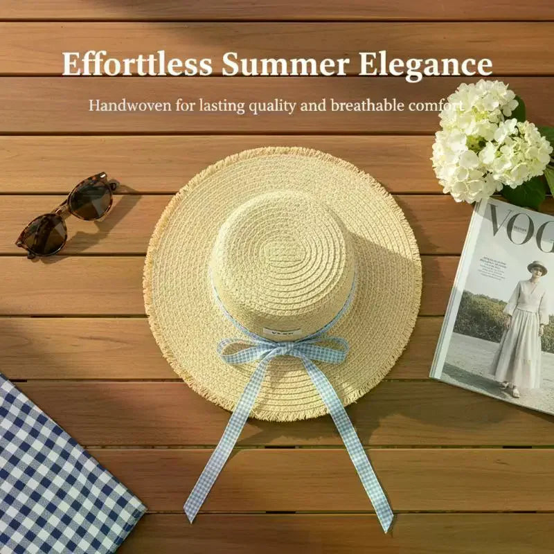 Women Straw Sunscreen Cap 모자 썬캡 비치모자 очки солнцезащитные женск Gorros Foldable UV Protection Outdoor Large Brim Sunscreen Oasis Select