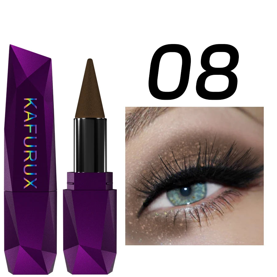 KAFURUX 25-Color Pearlescent Eyeshadow Stick – Waterproof