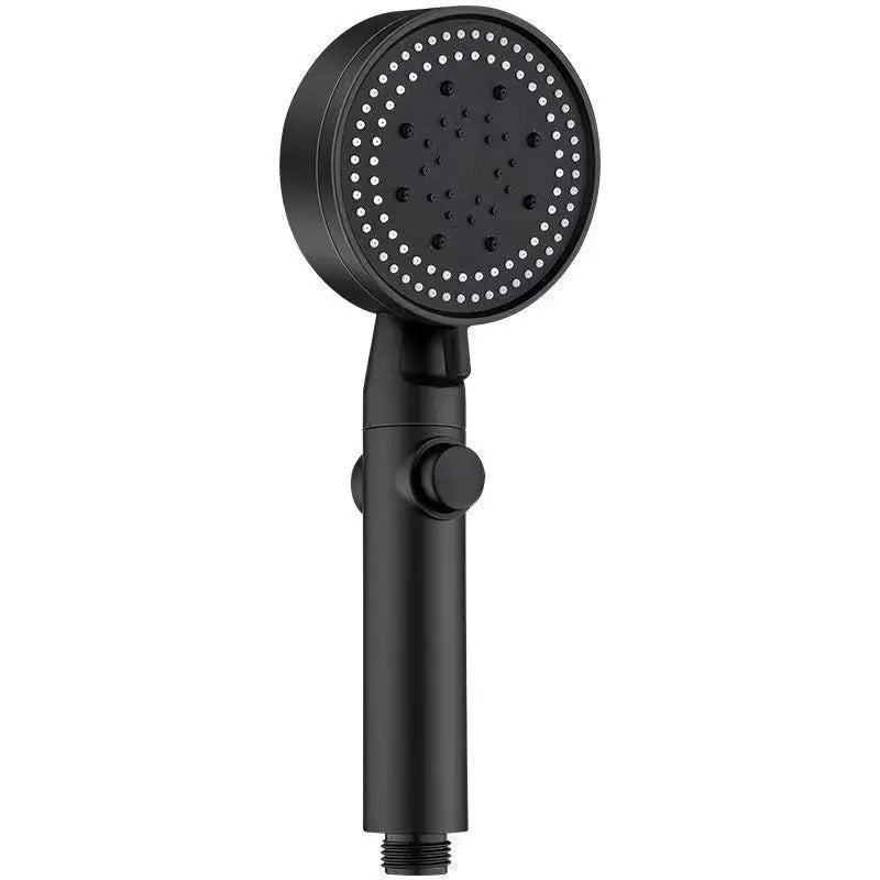 This multi-functional, height-adjustable shower head features 5 modes, adjustable water flow, and a one-touch stop function. Oasis Select Black