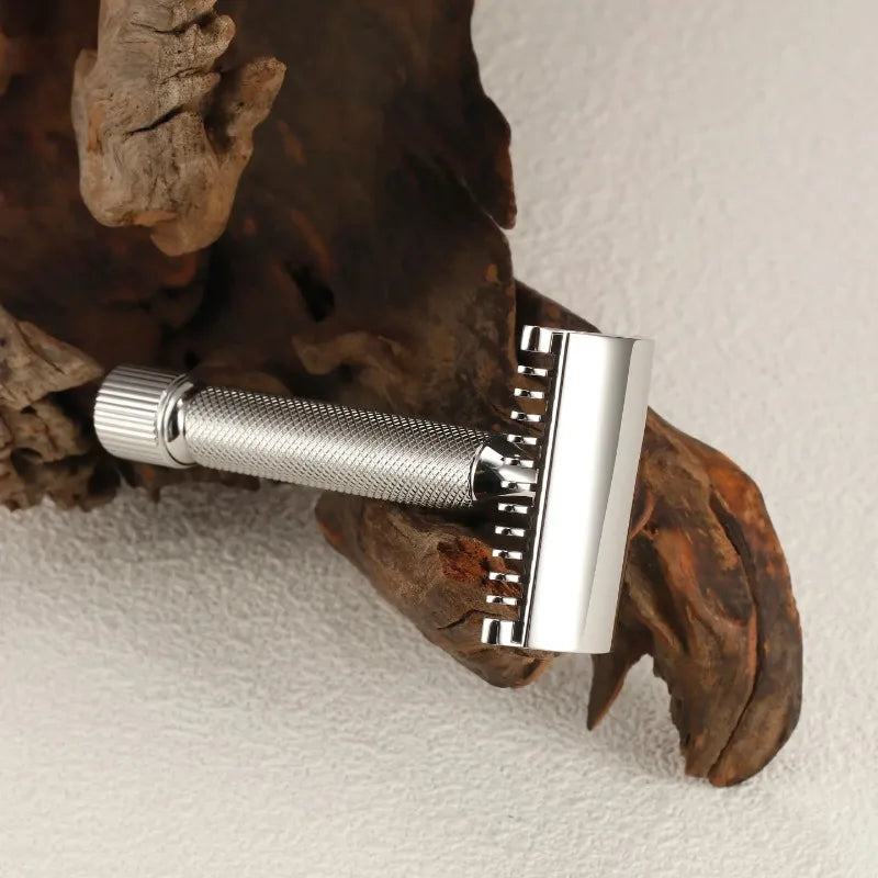 Yaqi BAENZIGER 316 Stainless Steel Safety Razor for Men