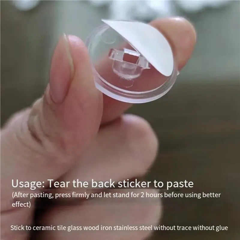LIKE WISH 1000Pack Ceiling Hooks Adhesive Removable Wall Hanger, 2Cm Disc Sticky Ceiling Hooks Oasis Select