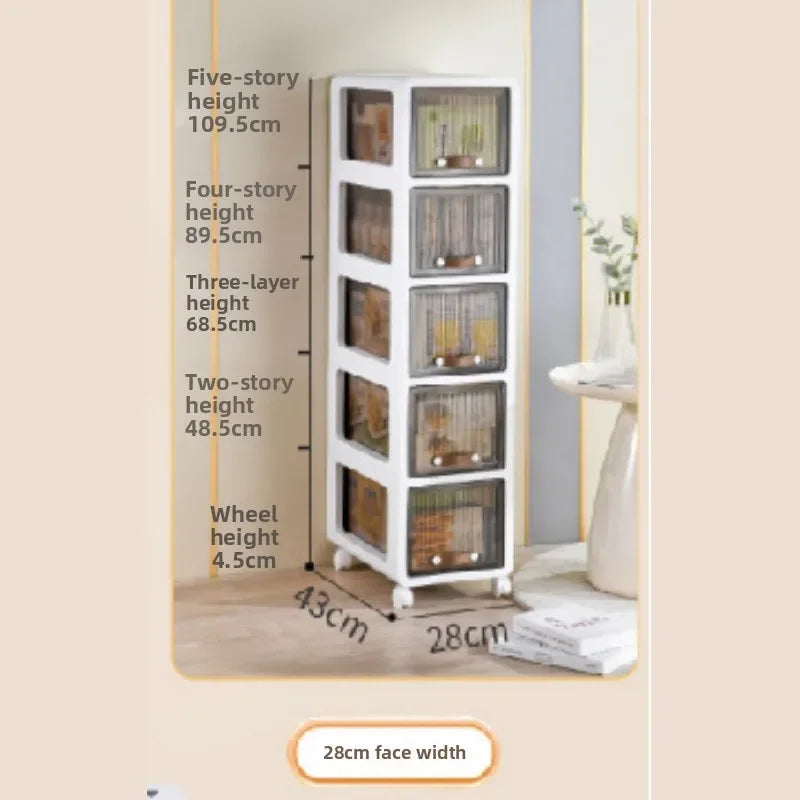 Multi-functional trolley household rack multi-layer removable desk drawer storage cabinet Oasis Select