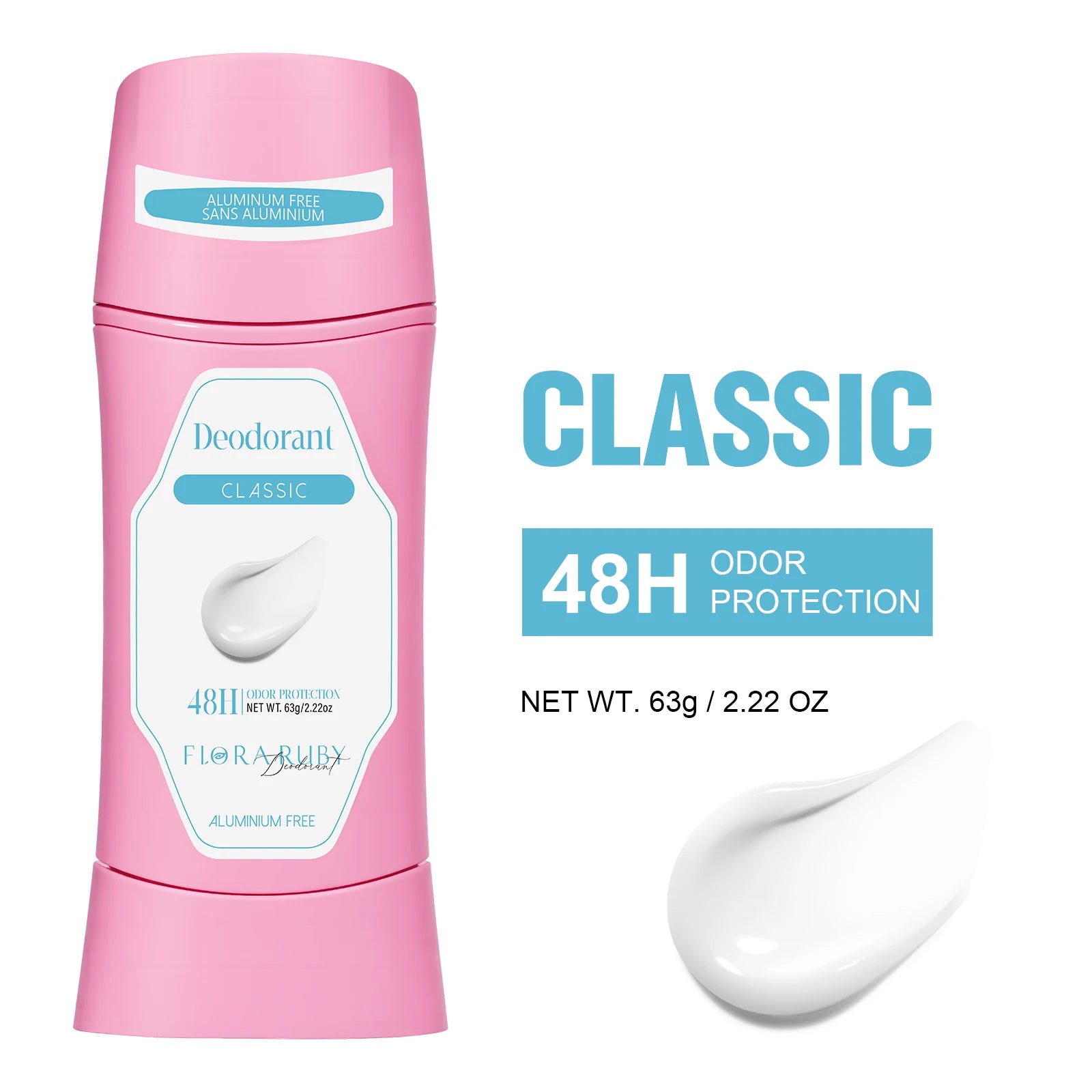 Body Odor Remover,Antiperspirant Deodorant Women Aluminum Free,48h Sweat & Odor Protection,Honey Peach Clean Scent,2.6 oz Oasis Select 07