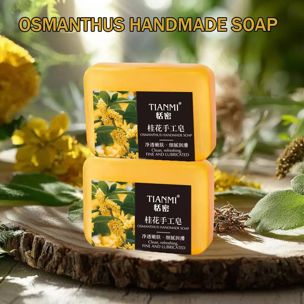 2PCS Lavender Handmade Soap, gently cleanses and removes makeup, can be used for full-body bathing,hydrates and moisturizes Oasis Select