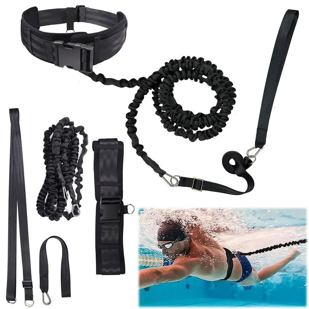 Swim Training Resistance Belt – Stationary Pool Harness Swim Training Belt Oasis Select United States