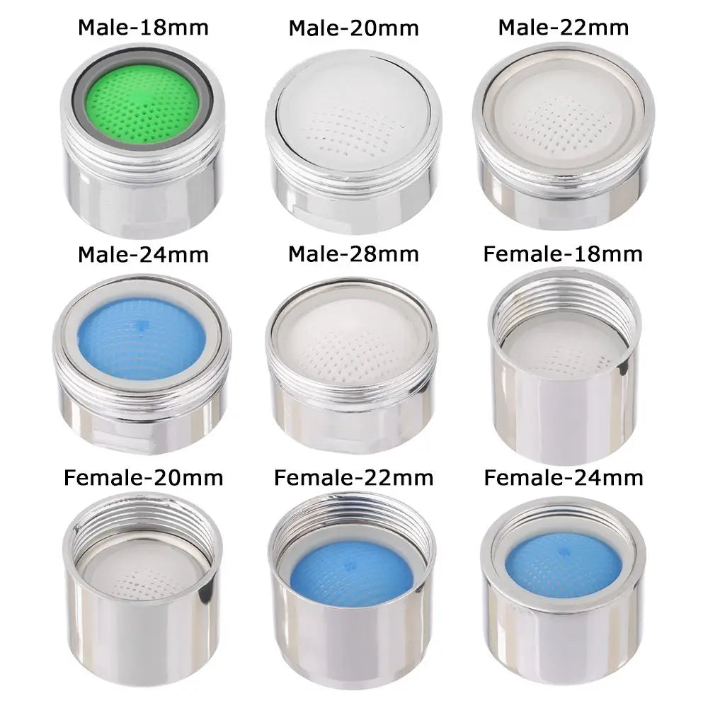 18/20/22/24/28mm Male Female Nozzle Spout End Diffuser Filter Water Saving Tap Aerator Faucet Oasis Select