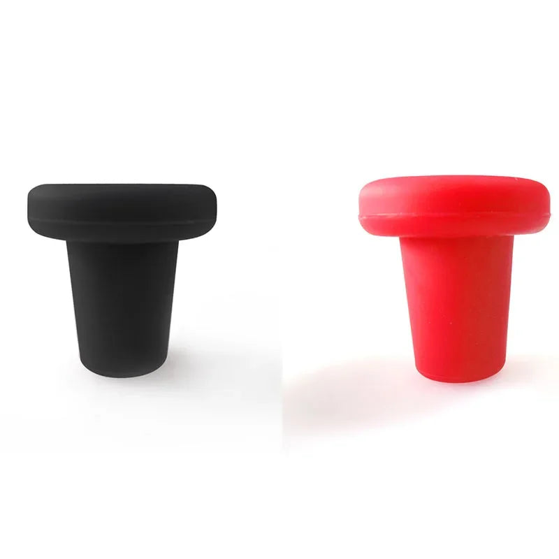 1/2/3/4pcs Silicone Bottle Stoppers Creative Wine Stoppers Bottle Caps Bar Preservation Tools Safe Healthy Home Bar Accessories Oasis Select 2pcs mix 4