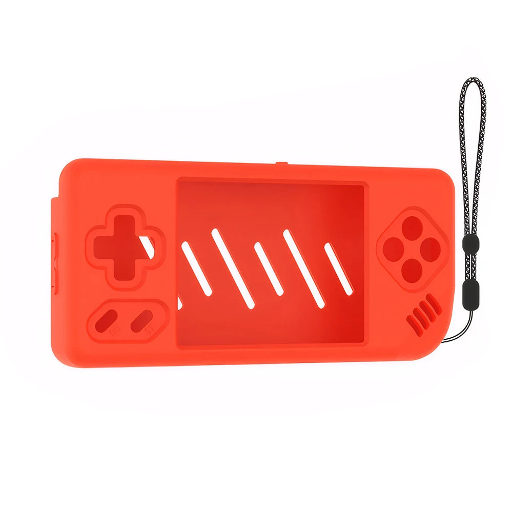 Silicone Protective Case Anti-Scratch Protective Cover Protective Sleeve Skin for ANBERNIC RG28XX 2.83inch Handheld Game Console Oasis Select Orange China Mainland